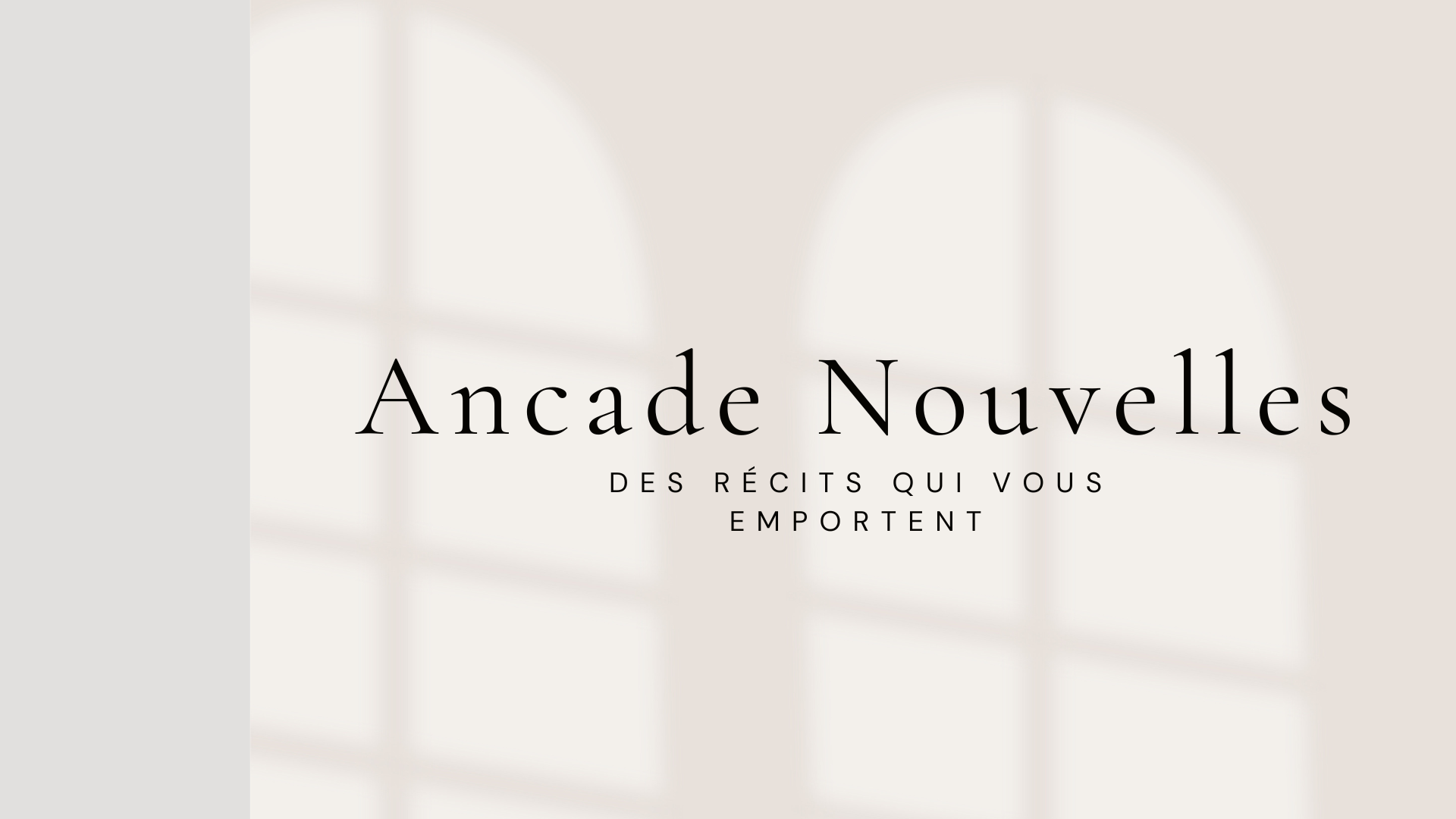 Ancade nouvelles fenêtre blanc