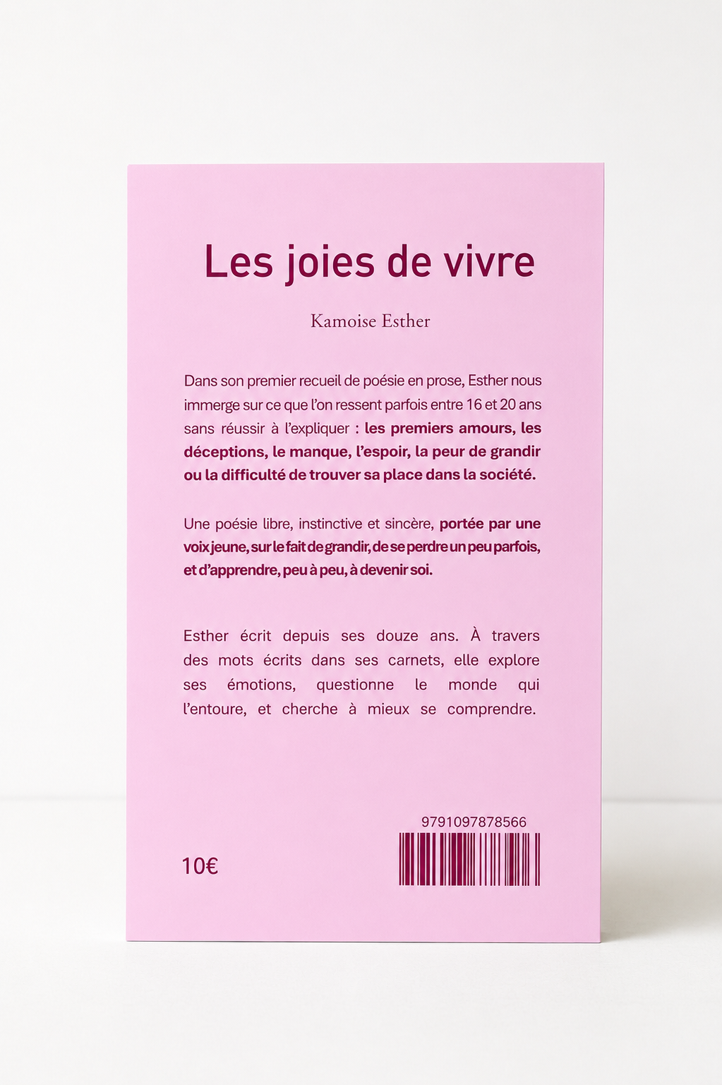 Les joies de vivre - Esther Kamoise