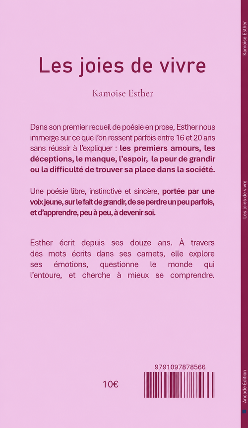 Les joies de vivre - Esther Kamoise